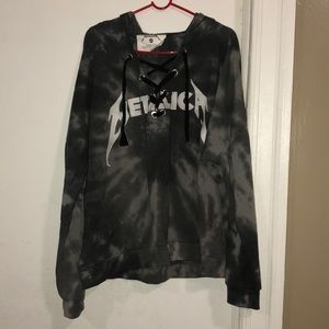 ‘Metallica’ grey hoodie